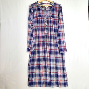 Aria Womens SZ XXL Pajamas Nightgown Long Sleeve Sleep Wear Leisure Lounge Soft